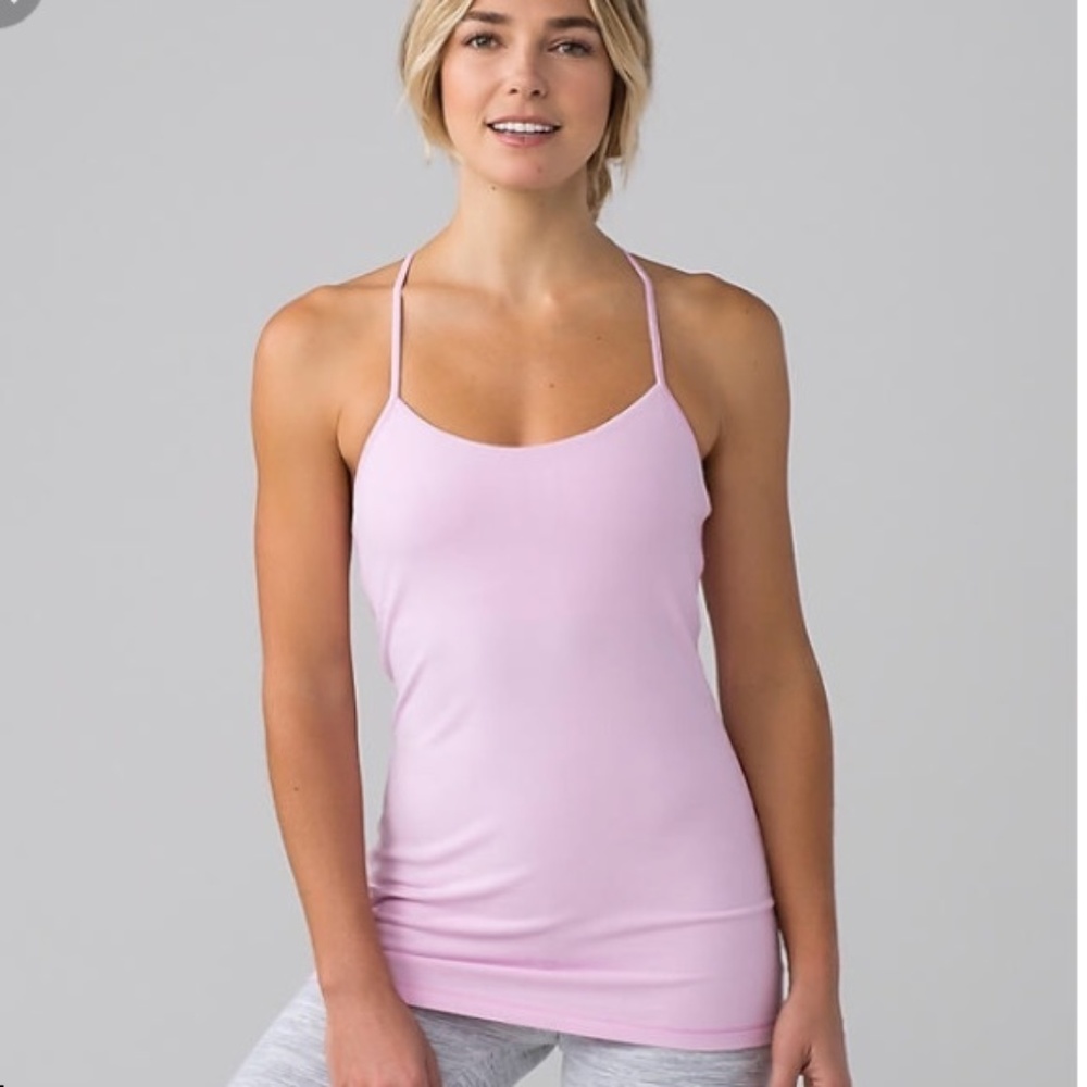 Lululemon Power Pose Tank Size 4 Pink